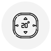 Adjustable Thermostat Icon